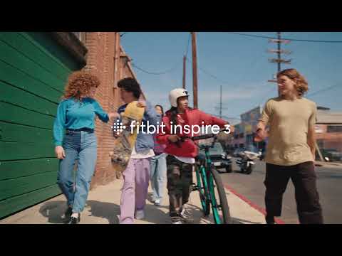 Move more. Stress less. Fitbit Inspire 3