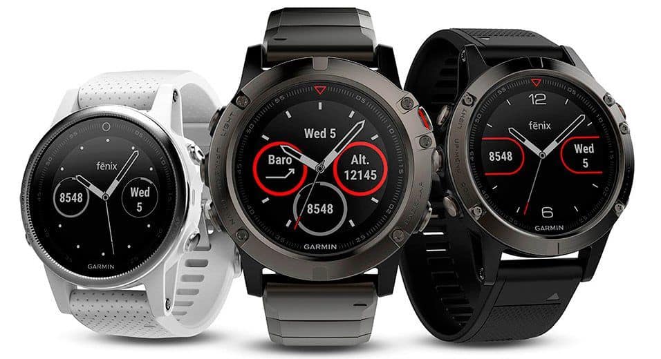 Fénix 5, 5S, 5X y 5 Plus » Smartwatch Comparador
