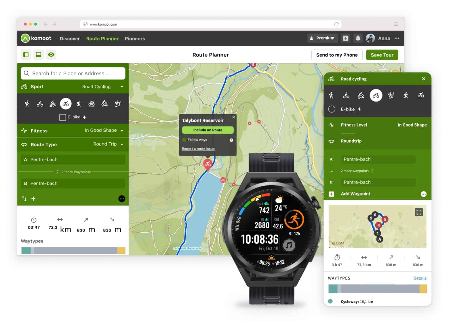 Cómo marcar un WayPoint en tu Smartwatch GPS
